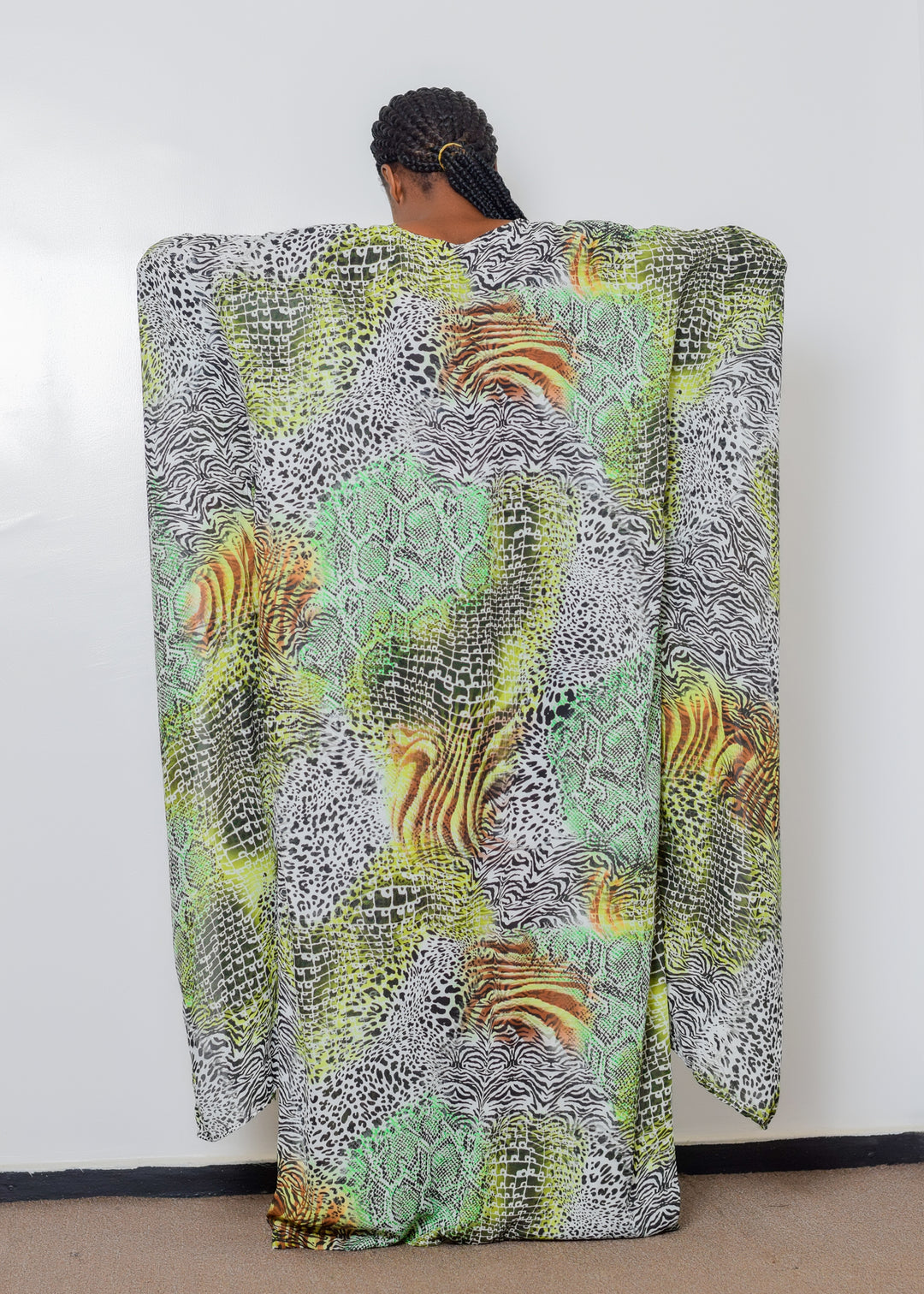 Green boubou dress