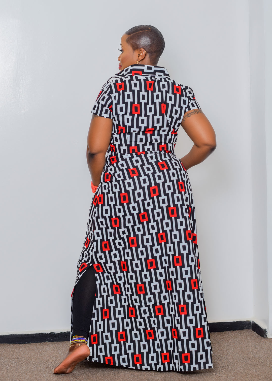 Ankara Patterned Dress/Jacket