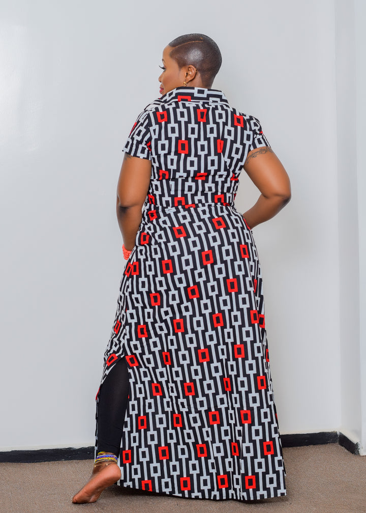 Ankara Patterned Dress/Jacket