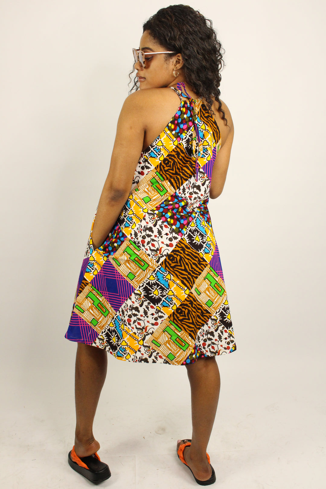 Ankara Midi Dress - Gina