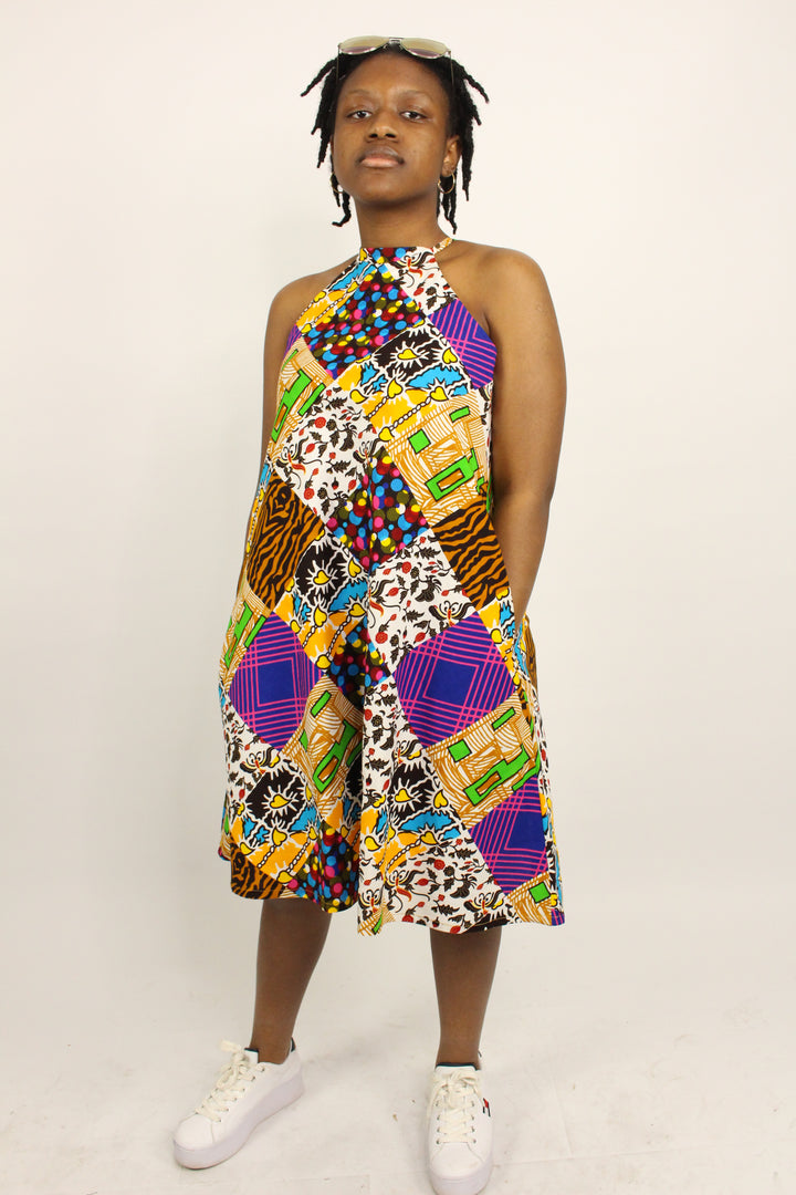 Ankara Midi Dress - Gina